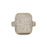Gold plated rings