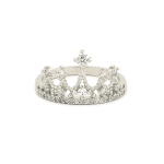 Rhodium or Silver plated rings