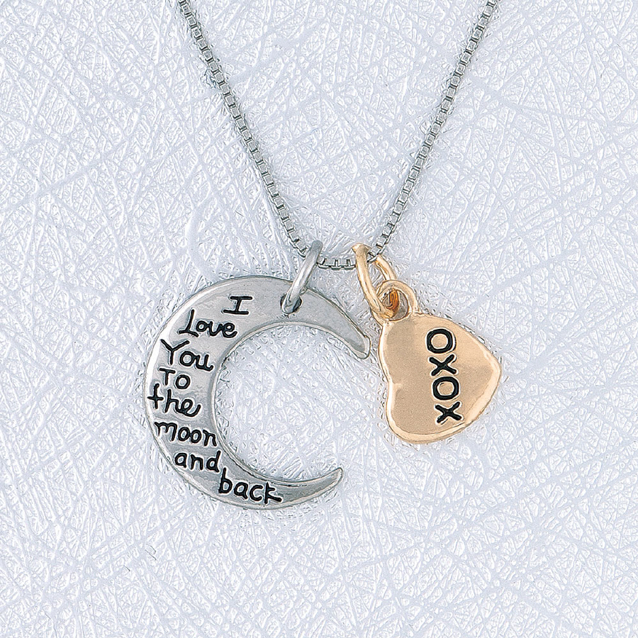 I LOVE YOU TO THE MOON AND BACK NECKLACE