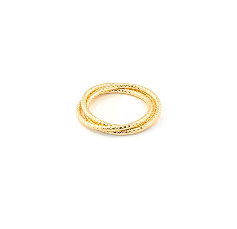 GOLD SPARKLY TRIPLE BAND